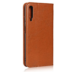 Coque Portefeuille Livre Cuir Etui Clapet L08 pour Huawei Honor 9X Pro Orange