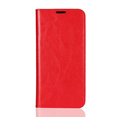 Coque Portefeuille Livre Cuir Etui Clapet L08 pour Huawei Honor View 10 Lite Rouge