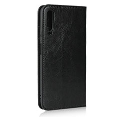 Coque Portefeuille Livre Cuir Etui Clapet L08 pour Huawei P Smart Pro (2019) Noir