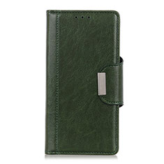 Coque Portefeuille Livre Cuir Etui Clapet L08 pour Huawei P40 Lite E Vert