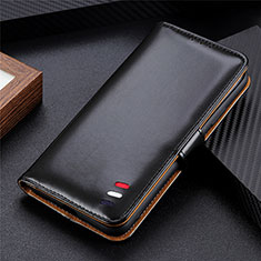 Coque Portefeuille Livre Cuir Etui Clapet L08 pour Huawei Y5p Noir