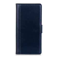 Coque Portefeuille Livre Cuir Etui Clapet L08 pour OnePlus 7T Pro 5G Bleu