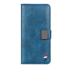 Coque Portefeuille Livre Cuir Etui Clapet L08 pour Realme 7 Bleu