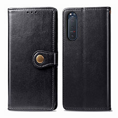 Coque Portefeuille Livre Cuir Etui Clapet L08 pour Sony Xperia 5 II Noir