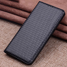 Coque Portefeuille Livre Cuir Etui Clapet L08 pour Xiaomi Mi 10 Noir