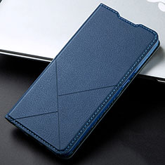 Coque Portefeuille Livre Cuir Etui Clapet L08 pour Xiaomi Redmi 8 Bleu