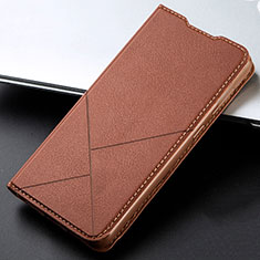 Coque Portefeuille Livre Cuir Etui Clapet L08 pour Xiaomi Redmi 8 Marron