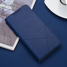 Coque Portefeuille Livre Cuir Etui Clapet L08 pour Xiaomi Redmi 8A Bleu