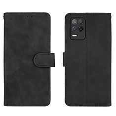 Coque Portefeuille Livre Cuir Etui Clapet L08Z pour Realme 8 5G Noir