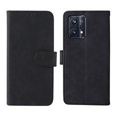 Coque Portefeuille Livre Cuir Etui Clapet L08Z pour Realme 9 4G Noir