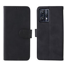 Coque Portefeuille Livre Cuir Etui Clapet L08Z pour Realme 9 Pro 5G Noir