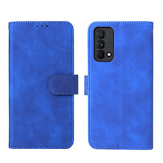 Coque Portefeuille Livre Cuir Etui Clapet L08Z pour Realme GT Master 5G Bleu