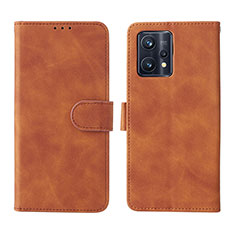 Coque Portefeuille Livre Cuir Etui Clapet L08Z pour Realme Narzo 50 Pro 5G Marron