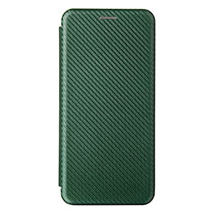 Coque Portefeuille Livre Cuir Etui Clapet L08Z pour Samsung Galaxy A12 Vert