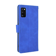 Coque Portefeuille Livre Cuir Etui Clapet L08Z pour Samsung Galaxy A41 Bleu