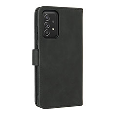 Coque Portefeuille Livre Cuir Etui Clapet L08Z pour Samsung Galaxy A52 4G Noir