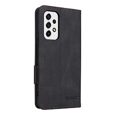 Coque Portefeuille Livre Cuir Etui Clapet L08Z pour Samsung Galaxy A53 5G Noir