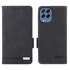 Coque Portefeuille Livre Cuir Etui Clapet L08Z pour Samsung Galaxy M33 5G Noir