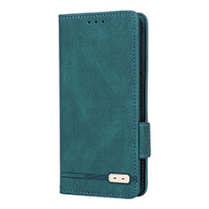 Coque Portefeuille Livre Cuir Etui Clapet L08Z pour Samsung Galaxy S21 Plus 5G Vert