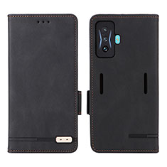 Coque Portefeuille Livre Cuir Etui Clapet L08Z pour Xiaomi Redmi K50 Gaming 5G Noir