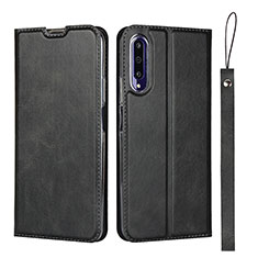 Coque Portefeuille Livre Cuir Etui Clapet L09 pour Huawei Honor 9X Pro Noir