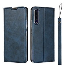 Coque Portefeuille Livre Cuir Etui Clapet L09 pour Huawei P Smart Pro (2019) Bleu