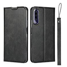 Coque Portefeuille Livre Cuir Etui Clapet L09 pour Huawei P Smart Pro (2019) Noir
