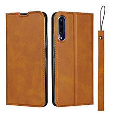 Coque Portefeuille Livre Cuir Etui Clapet L09 pour Huawei P Smart Pro (2019) Orange