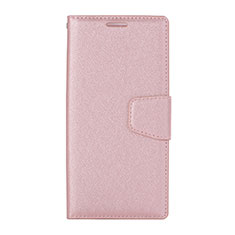 Coque Portefeuille Livre Cuir Etui Clapet L09 pour Huawei P20 Pro Or Rose