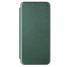 Coque Portefeuille Livre Cuir Etui Clapet L09Z pour Samsung Galaxy A03s Vert