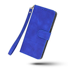 Coque Portefeuille Livre Cuir Etui Clapet L09Z pour Samsung Galaxy A22 5G SC-56B Bleu