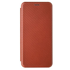 Coque Portefeuille Livre Cuir Etui Clapet L09Z pour Samsung Galaxy F02S SM-E025F Marron