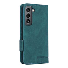 Coque Portefeuille Livre Cuir Etui Clapet L09Z pour Samsung Galaxy S22 5G Vert