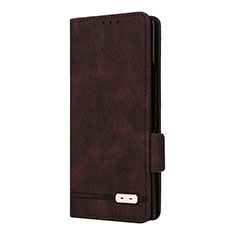 Coque Portefeuille Livre Cuir Etui Clapet L09Z pour Samsung Galaxy Z Fold2 5G Marron