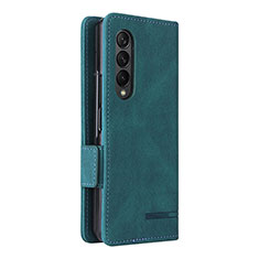 Coque Portefeuille Livre Cuir Etui Clapet L09Z pour Samsung Galaxy Z Fold4 5G Vert