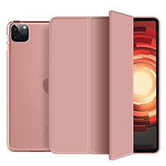 Coque Portefeuille Livre Cuir Etui Clapet L10 pour Apple iPad Pro 11 (2020) Or Rose