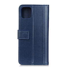 Coque Portefeuille Livre Cuir Etui Clapet L10 pour Huawei Honor 30S Bleu