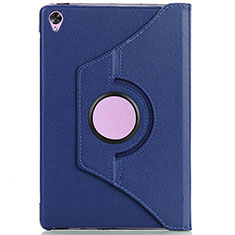 Coque Portefeuille Livre Cuir Etui Clapet L10 pour Huawei MediaPad M6 10.8 Bleu
