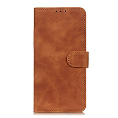 Coque Portefeuille Livre Cuir Etui Clapet L10 pour Oppo A11s Marron