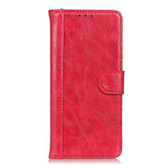 Coque Portefeuille Livre Cuir Etui Clapet L10 pour Realme X7 5G Rouge
