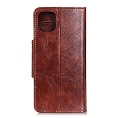 Coque Portefeuille Livre Cuir Etui Clapet L10 pour Samsung Galaxy A71 4G A715 Marron