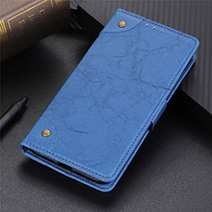 Coque Portefeuille Livre Cuir Etui Clapet L10 pour Samsung Galaxy S20 FE 4G Bleu