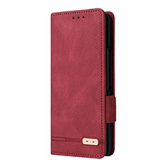 Coque Portefeuille Livre Cuir Etui Clapet L10Z pour Samsung Galaxy Z Fold3 5G Rouge