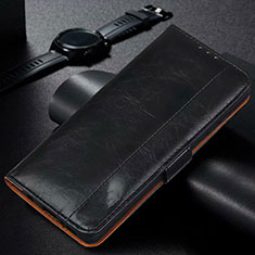 Coque Portefeuille Livre Cuir Etui Clapet L11 pour Huawei P40 Lite E Noir