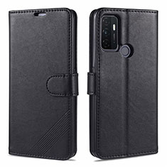 Coque Portefeuille Livre Cuir Etui Clapet L11 pour Oppo A33 Noir