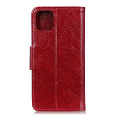 Coque Portefeuille Livre Cuir Etui Clapet L11 pour Samsung Galaxy A71 4G A715 Vin Rouge