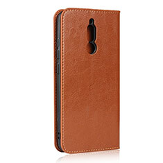 Coque Portefeuille Livre Cuir Etui Clapet L11 pour Xiaomi Redmi 8 Orange