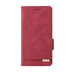 Coque Portefeuille Livre Cuir Etui Clapet L11Z pour Samsung Galaxy A22 5G Rouge