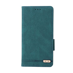 Coque Portefeuille Livre Cuir Etui Clapet L11Z pour Samsung Galaxy A22 5G Vert