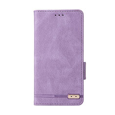 Coque Portefeuille Livre Cuir Etui Clapet L11Z pour Samsung Galaxy A22 5G Violet